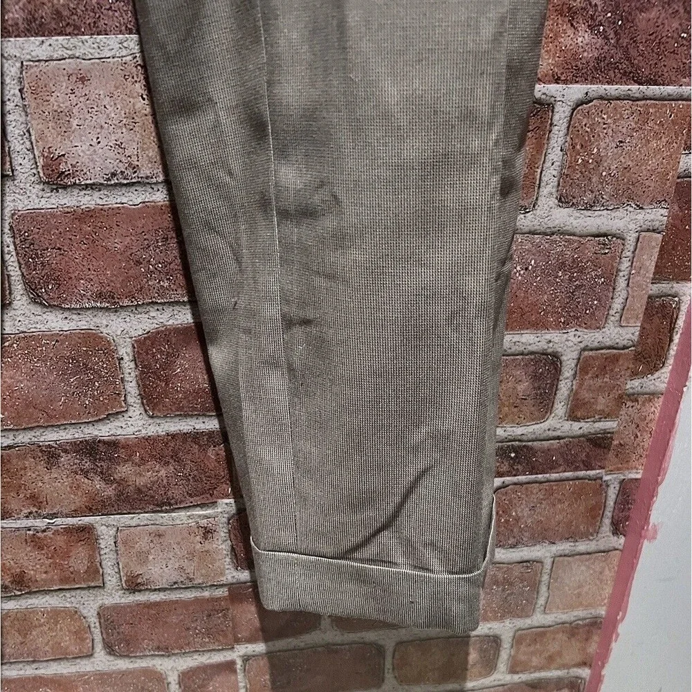 Polo Ralph Lauren Mens Dress Slack Pants Modern Fit Size‎ 34x34 Grey/Tan Cuffed
